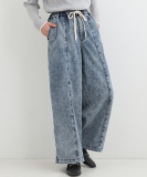 ケミカルイージーデニムワイドパンツ