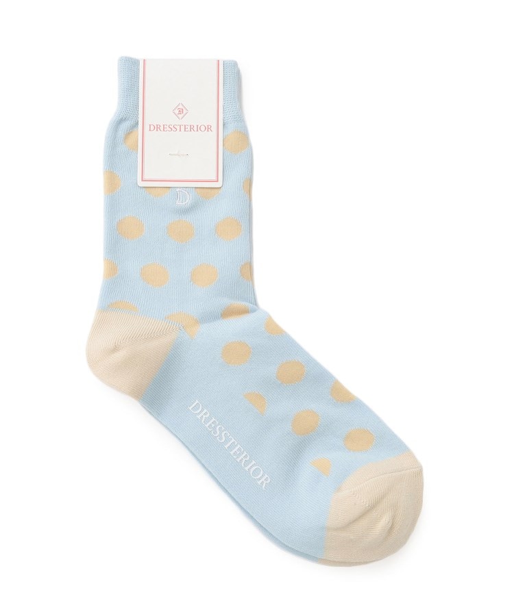ポルカドット柄ソックス