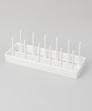 "シンク下幅調節鍋蓋＆フライパン収納スタンド W40 山崎実業 ＜tower タワー＞"