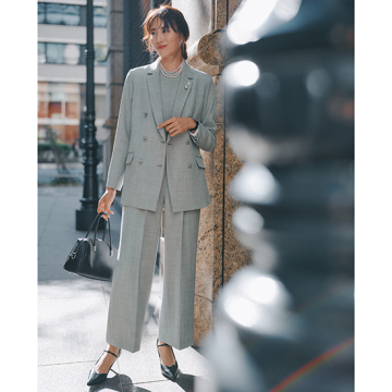 [nissen]Wブレストジャケット+オールインワンセットアップスーツ