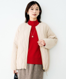 タフタノーカラーコート