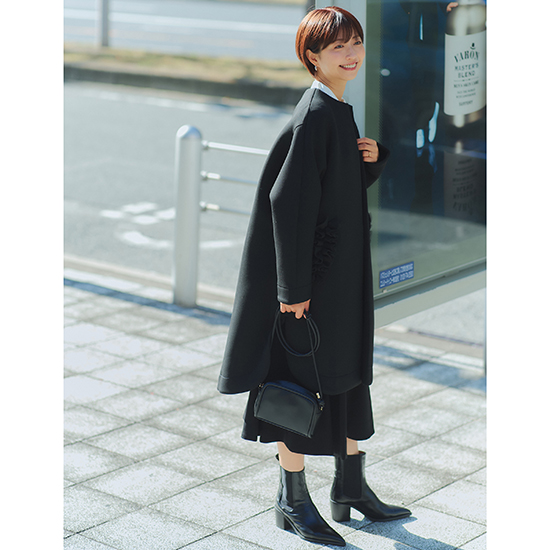 [PICCIN PERLA]フリルポケットコート