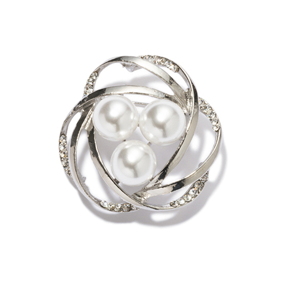 [VERY STORE セレクション]パールスワールブローチ