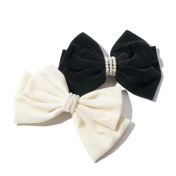 [VERY STORE セレクション]パール付きベロアバレッタ