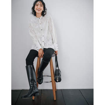 [mare]レースドッキングブラウス