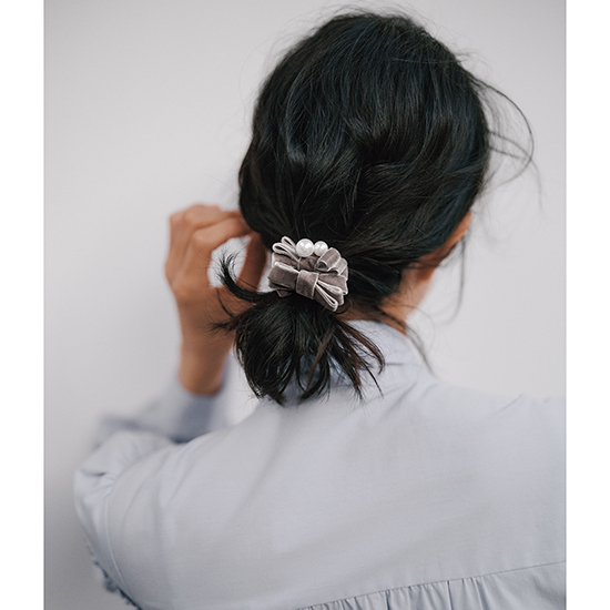 [couture M]ツインリボンシュシュ