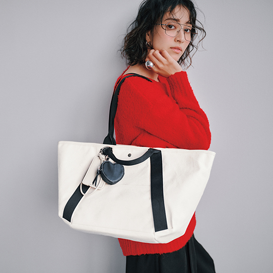 [cache cache]2WAYビッグキャンバストートバッグ