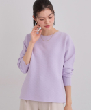 【S-XLサイズ/選べる6色】どこから見ても美しい ガーターニット/蓄熱/洗濯機OK