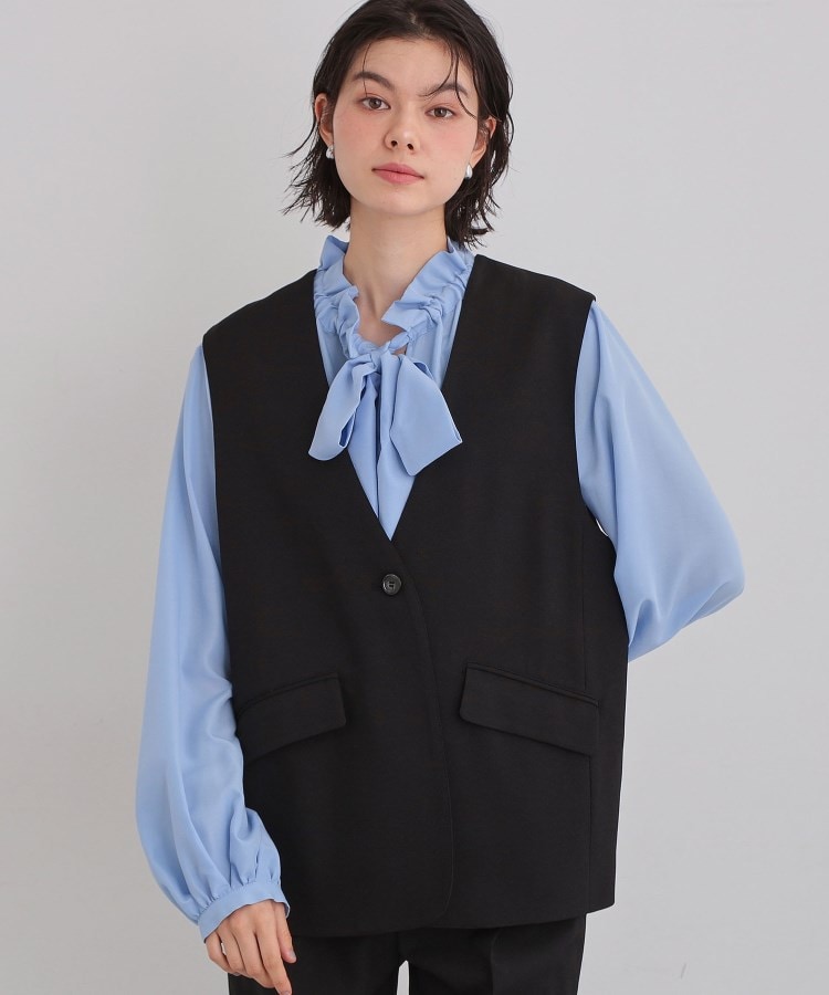 【お仕事にもカジュアルにも】CAVIAN ジレ/セットアップ可