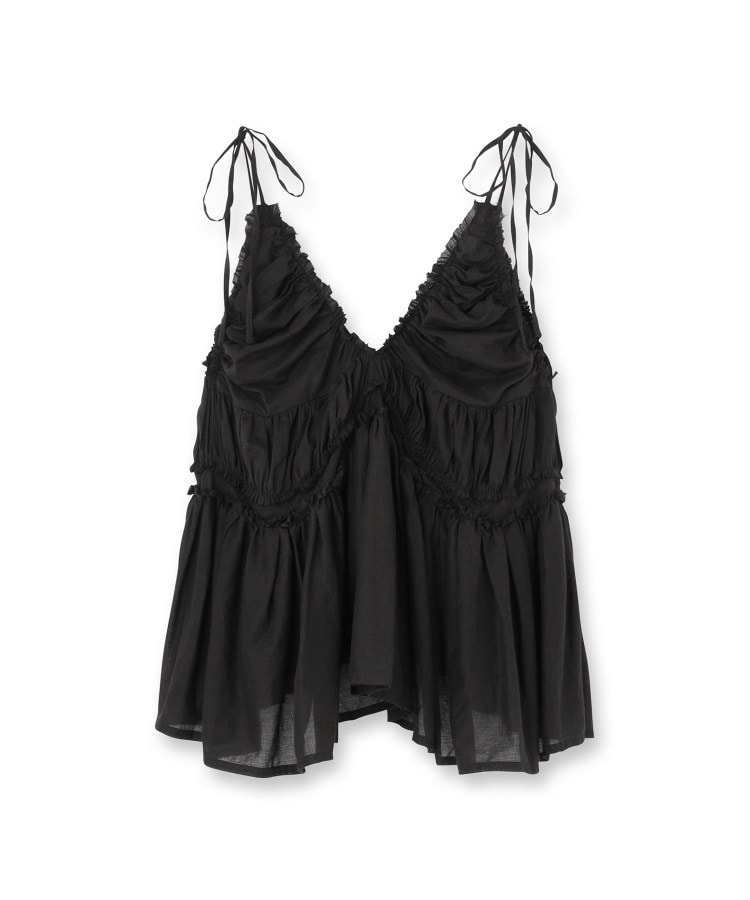 crinkle crinkle crinkle silk オールインワン　黒 crinkle crinkle crinkle silk オールインワン 黒 crinkle crinkle