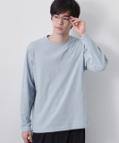 リンクスジャカード長袖Tシャツ
