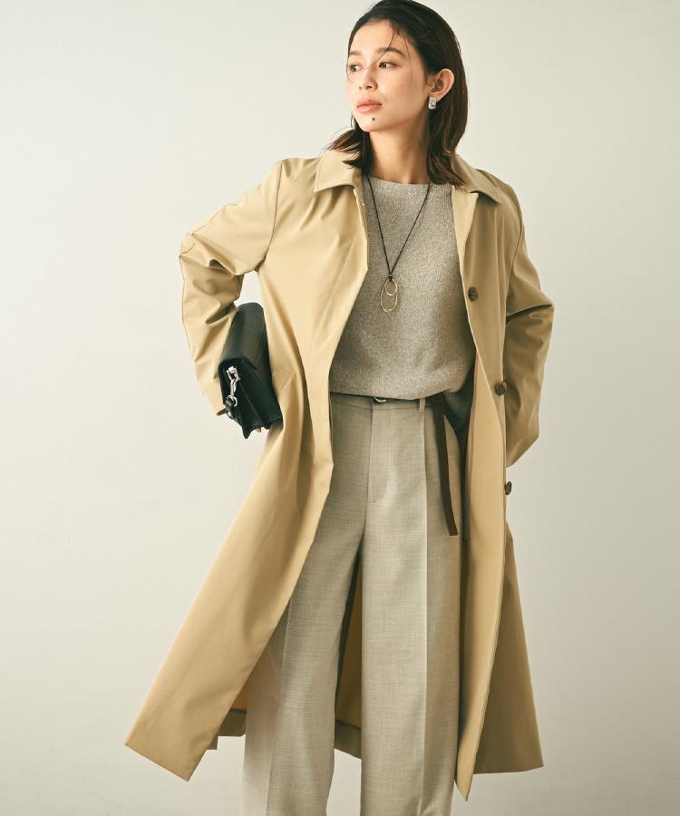 はっ水/洗える/セレモニーにも】タスランステンカラーコート