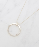 サークルキラキラネックレス