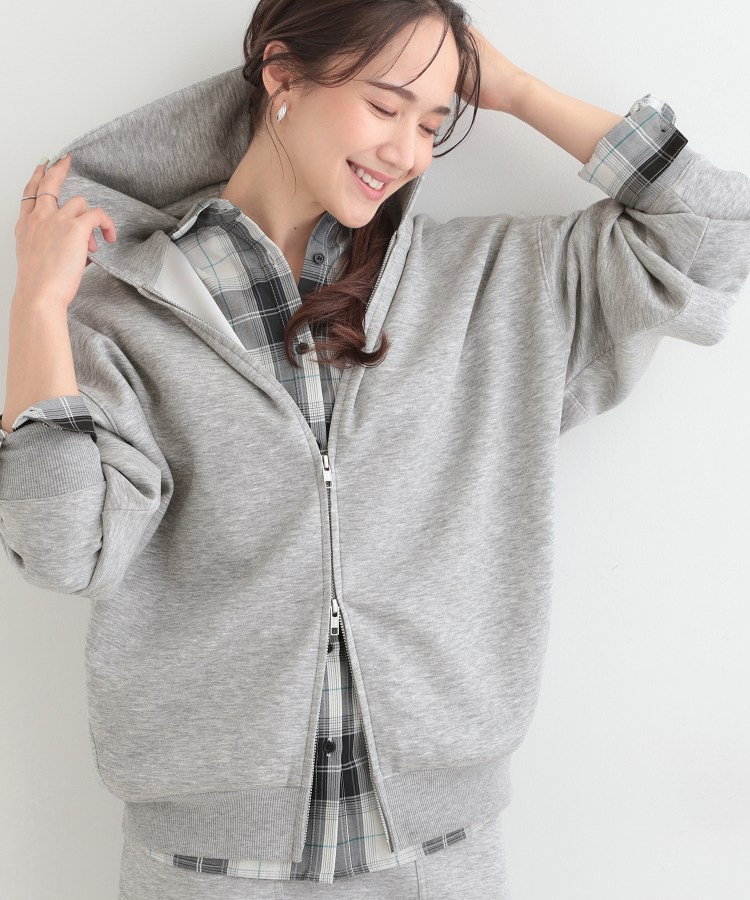 【セットアップ可/S-LL/なめらかタッチ】ZIPパーカ