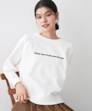 ラグラン切り替えカットソー