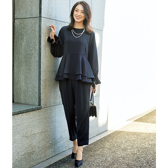 [ALEA]ダブルクロステーパードパンツ