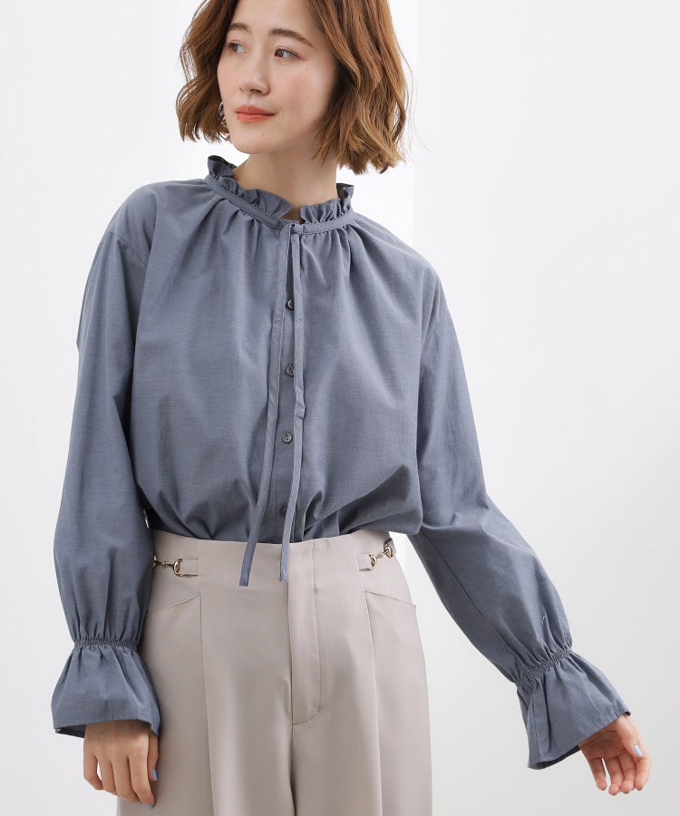 フリルカラーリボンブラウス | KOBUNSHA SELECT SHOP | フリルカラー