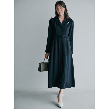 [anuans]ダブルサテングレースワンピース