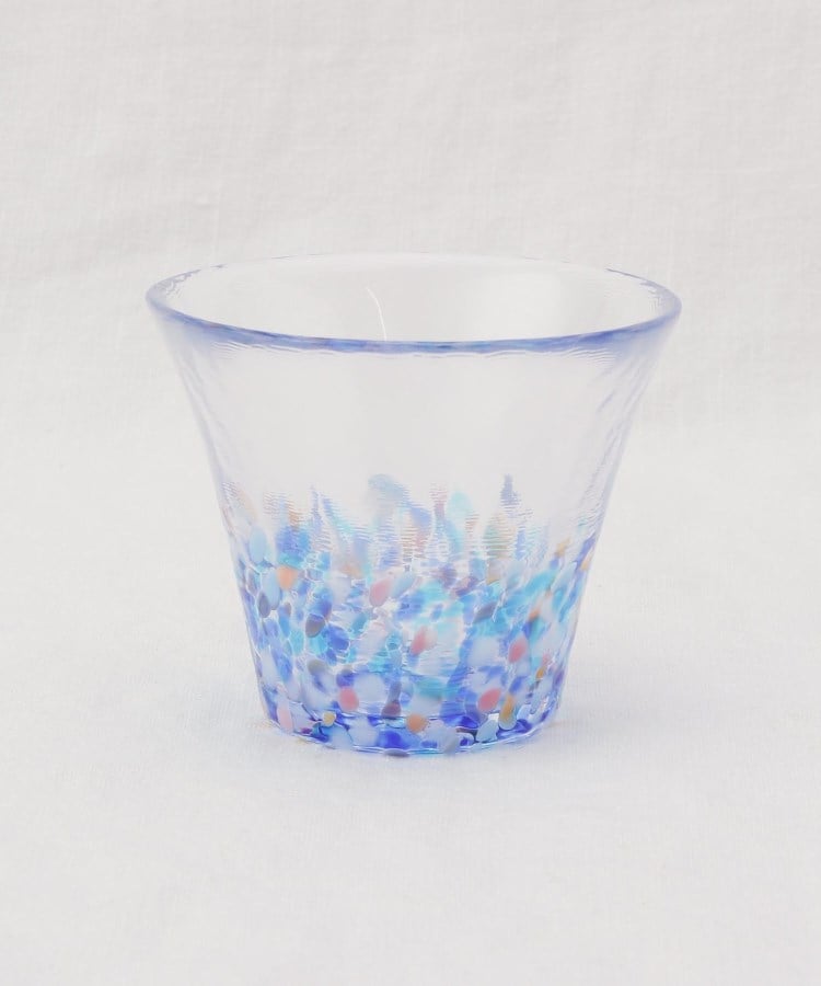 津軽びいどろ にほん色ふうけい 盃　夕凪の空