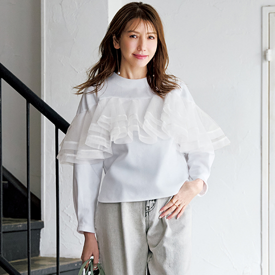 [SECRET TROPHY]チュールプルオーバー