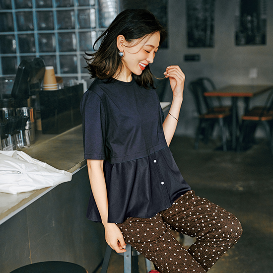 [TORRAZZO DONNA]ペプラムトップス