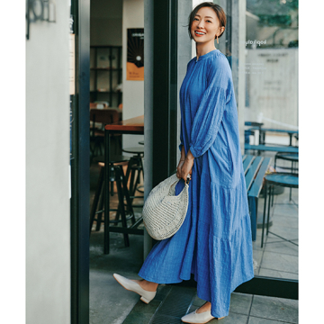 [TORRAZZO DONNA]ギャザーワンピース