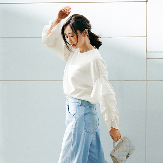 [ALEA]スリルスリーブトップス