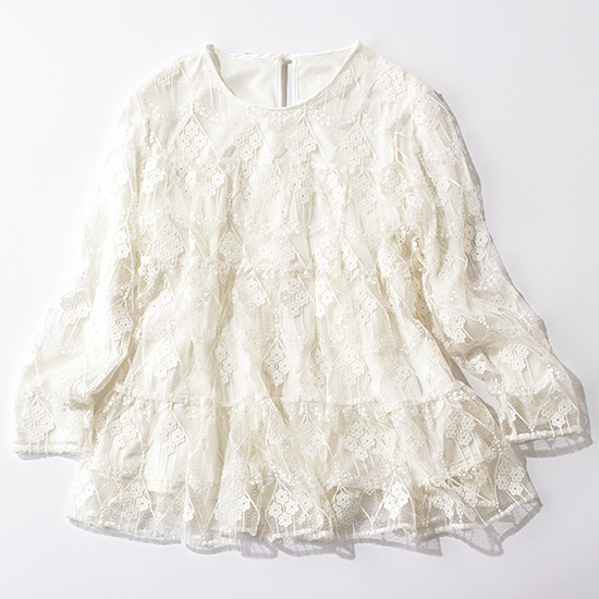 [TREFLE+1]レースフェアリートップス