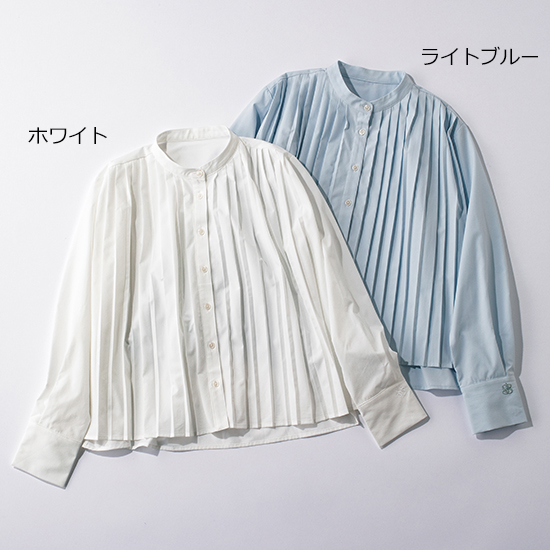 [SoitMe]プリーツブラウス