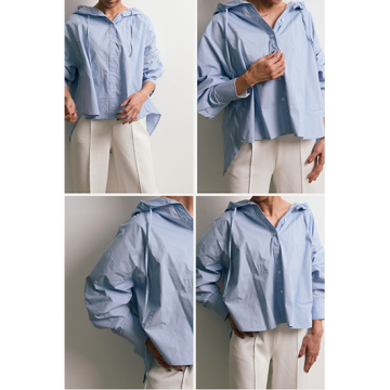 "[SUGAR ROSE]フーディーシャツアウター"