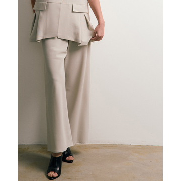 "[SUGAR ROSE]バイアスワイドパンツ"
