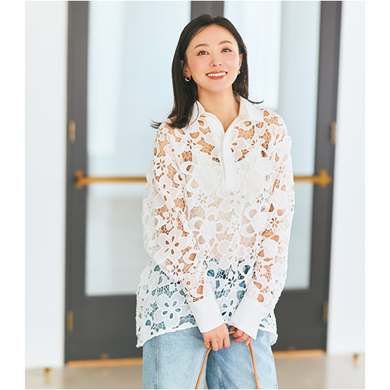 [AKTE]レースラガーシャツ