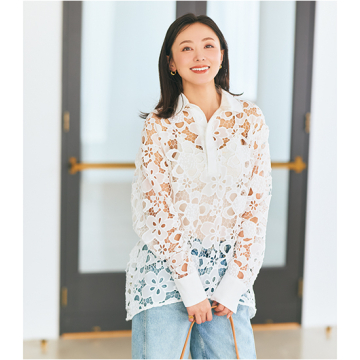 [AKTE]レースラガーシャツ