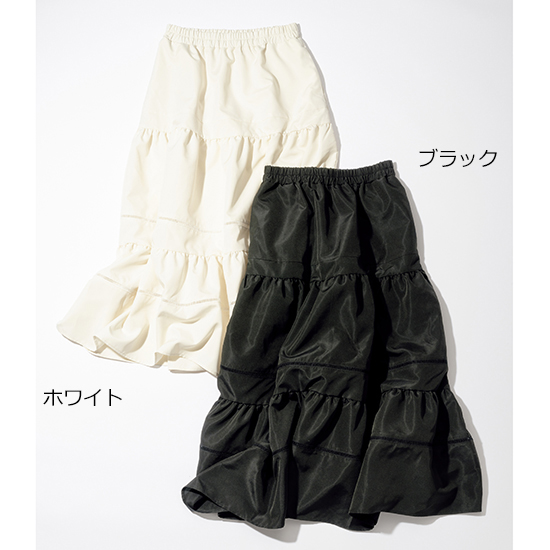 [SPANNE]フレア切り替えスカート