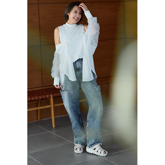 [RISLEY]レイヤードシャツ