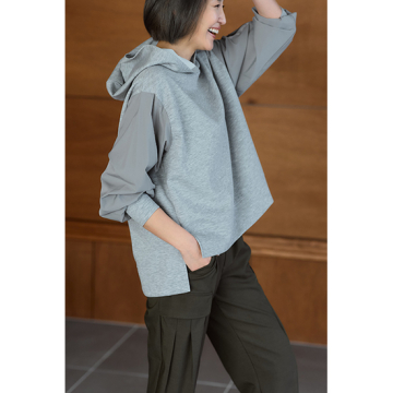 [TOLNERA]カジュアルラインパーカー