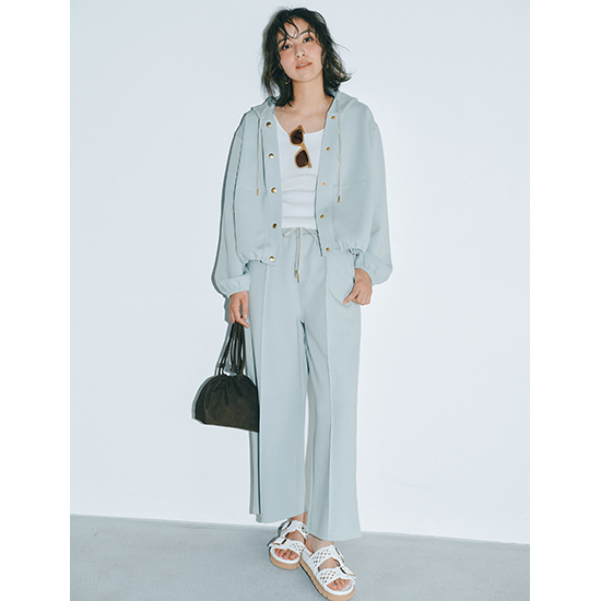 [UNIVERSAL OVERALL]ダンボールニットイージーパンツ