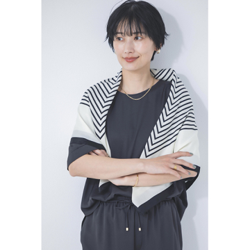 [California Outfitters]【洗える】Maison select 大判スカーフ 90×90 ( 9B40 )