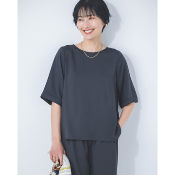 [DONEEYU]【UVカット・接触冷感・洗える・軽量】サテンツィル プルオーバー