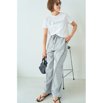 [Pauline Bleu]ダブルコードスウェットパンツ