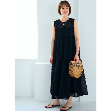 [TORRAZZO DONNA]2-Way Dot Sheer Dress