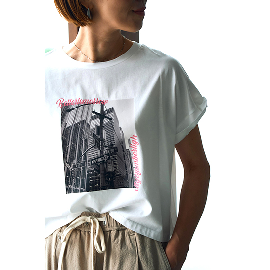 [TOLNERA]NYロゴTシャツ