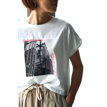 [TOLNERA]NYロゴTシャツ