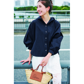 [SPANNE]フード付きシャツ