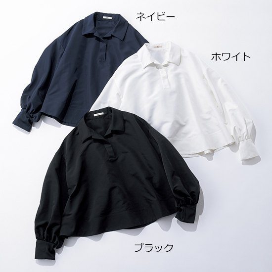 [Felice]スキッパーAラインシャツ