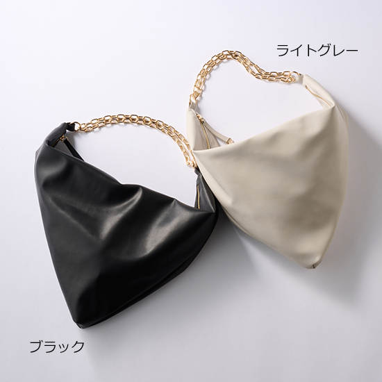 [cache cache]ゴールドチェーン三角ソフトショルダー