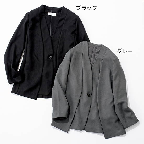 [VERSEAU]2WAY肩掛けテーラードジャケット