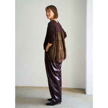 [TORRAZZO DONNA]ティアードドッキングトップス